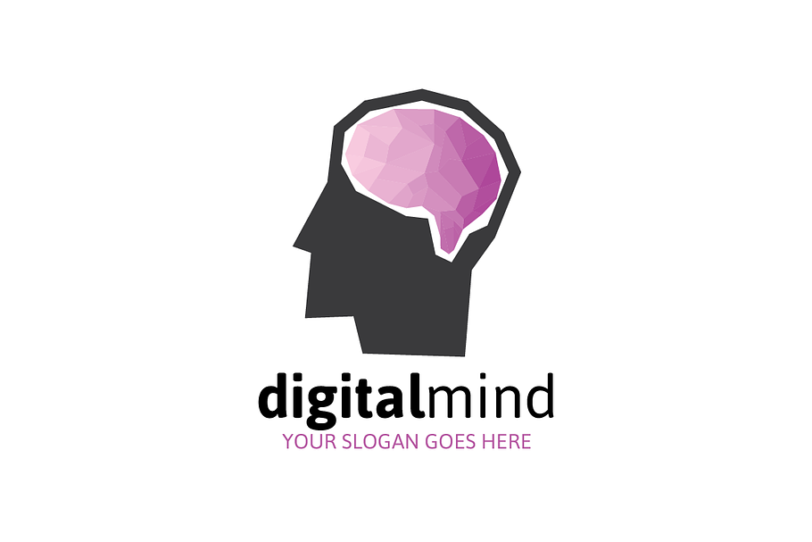 Digital Mind Logo in Logo Templates - product preview 8