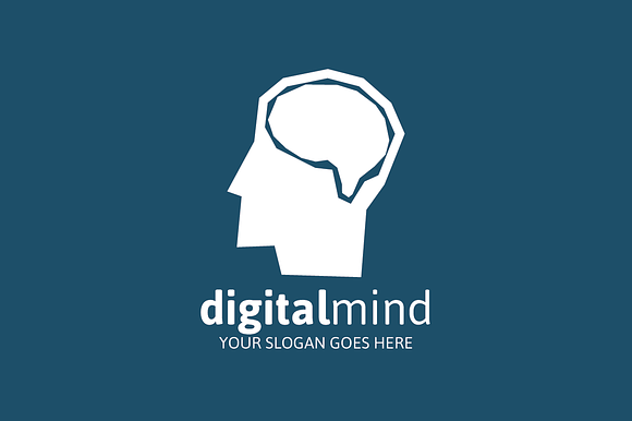 Digital Mind Logo in Logo Templates - product preview 2