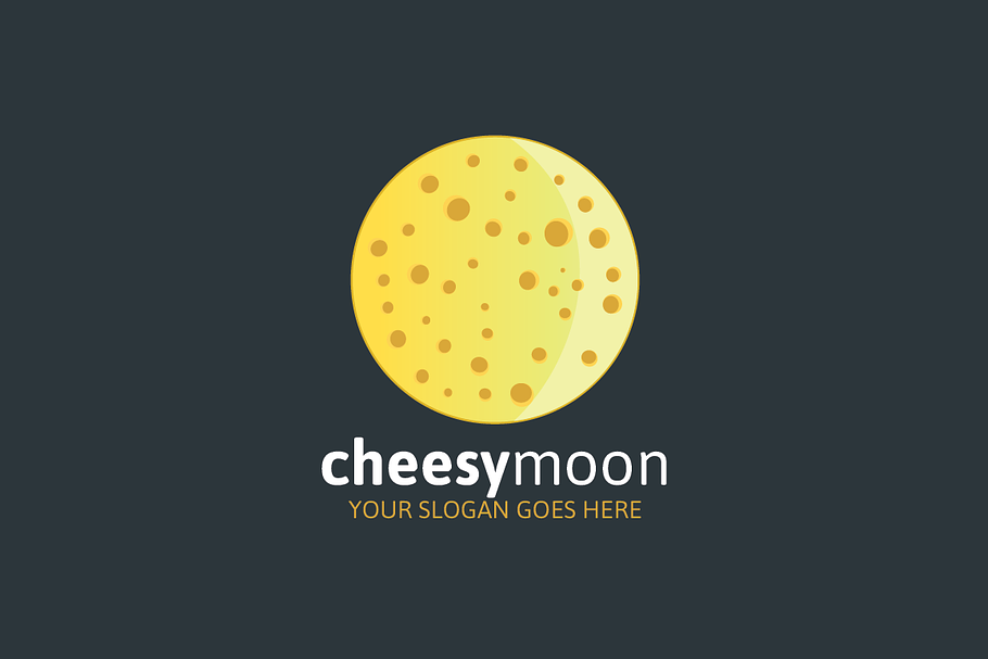 Cheesy Moon Logo in Logo Templates - product preview 8