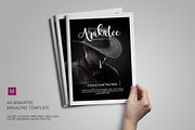 A4 Arakatee Magazine Template