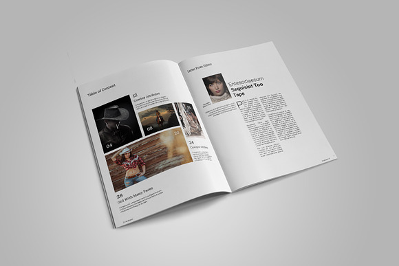 A4 Arakatee Magazine Template in Magazine Templates - product preview 1