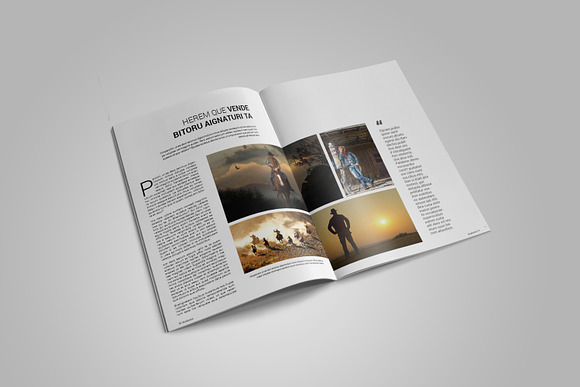 A4 Arakatee Magazine Template in Magazine Templates - product preview 4