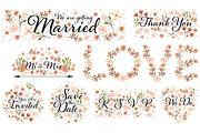 Wedding Clipart Designs PNG and EPS