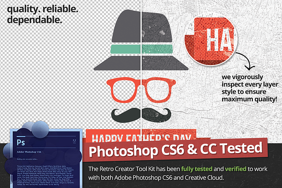 Retro Creator Tool Kit Wood Edition in Photoshop Layer Styles - product preview 2