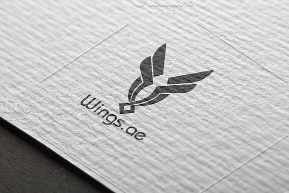 Wings.ae Logo Template in Logo Templates - product preview 2