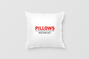 Pillows. Vector set. 