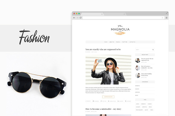 Magnolia - Biggest & Easy Blog in WordPress Blog Themes - product preview 6