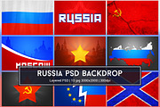 Russian Background PSD