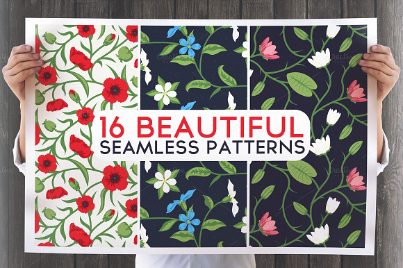 50 Floral Seamless Patterns 80% OFF in Patterns - product preview 4