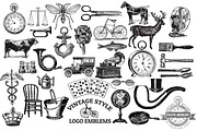 Vintage Vector Logo Emblems