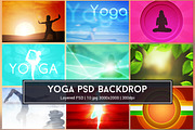 Yoga Background PSD