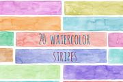 Stripes watercolor Handpainted, PNG