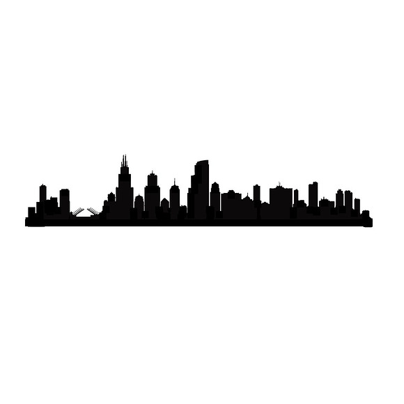 9x files Pack Chicago City Skylines in Illustrations - product preview 1