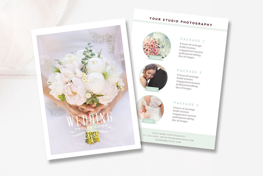 Wedding Pricing Template in Flyer Templates - product preview 8