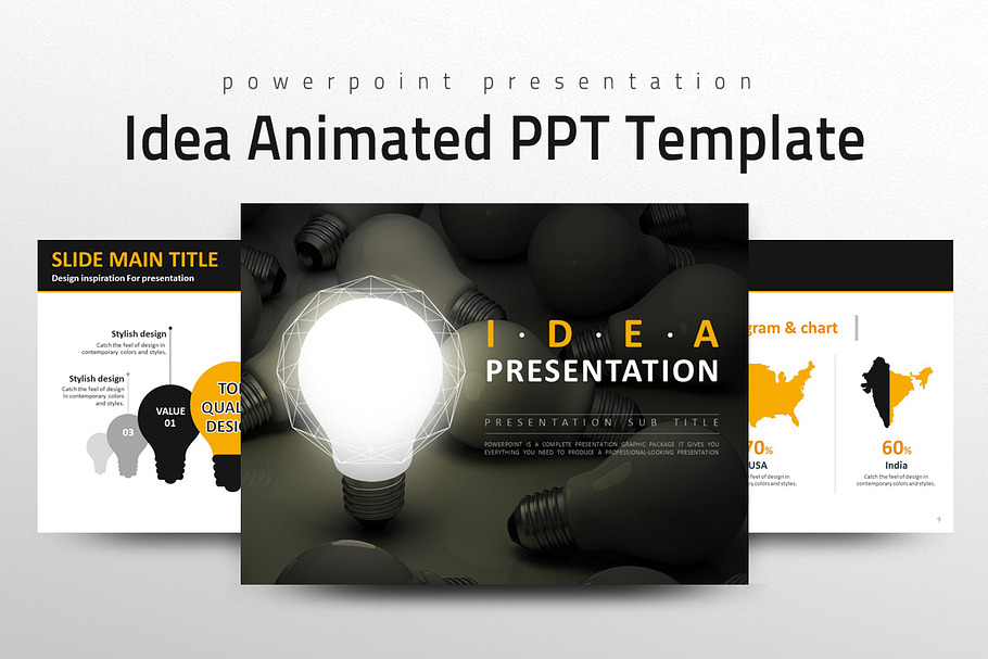 Idea Animated PPT Template in PowerPoint Templates - product preview 8