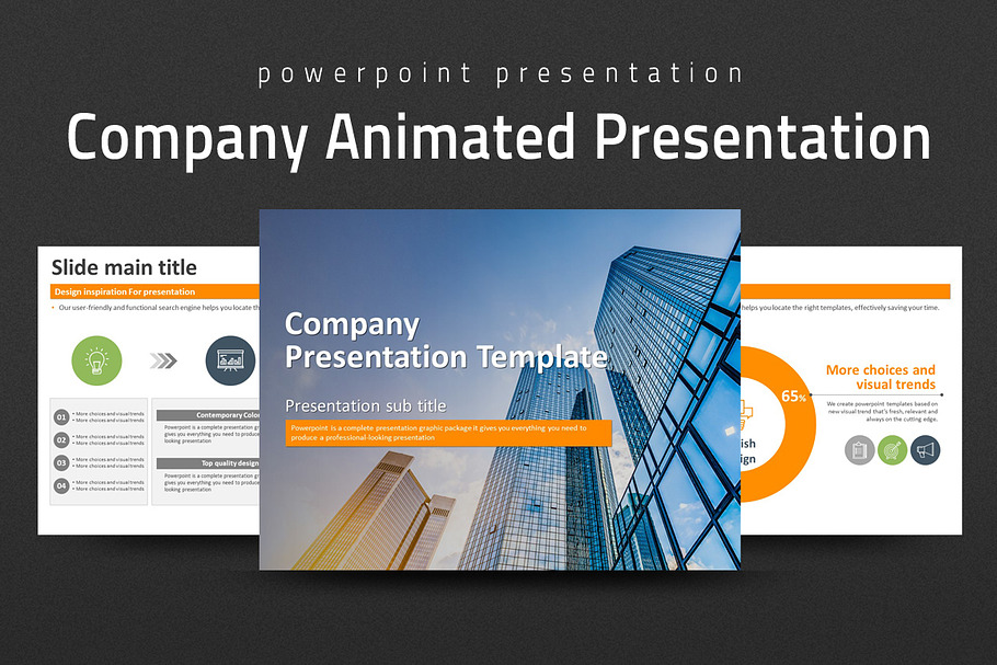 Company Animated PPT Template