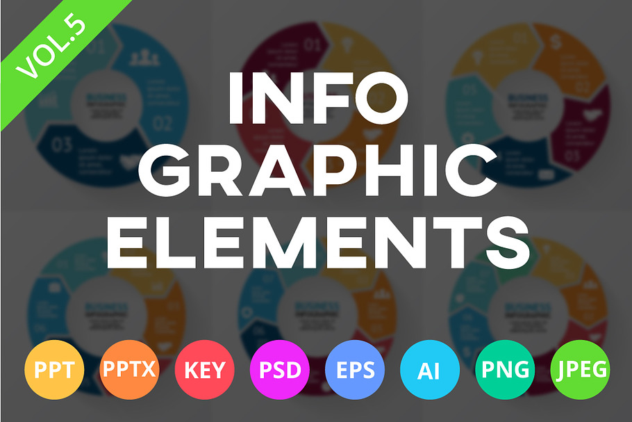 Infographic Elements Vol.5 in Keynote Templates - product preview 8