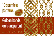 10 golden bands patterns Pack 4