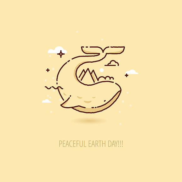 Earth Day design concept in Illustrations - product preview 1