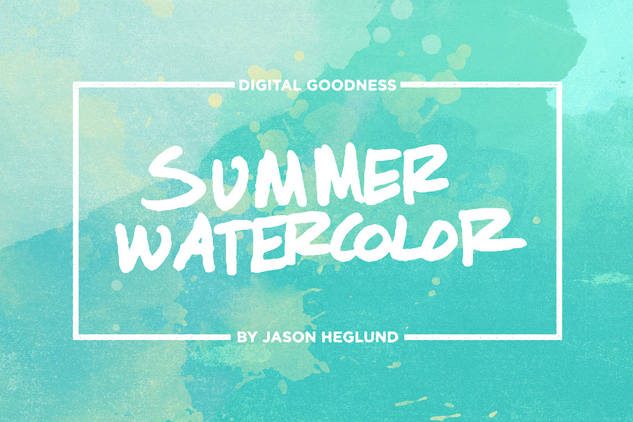 Summer Watercolor Textures in Textures - product preview 8