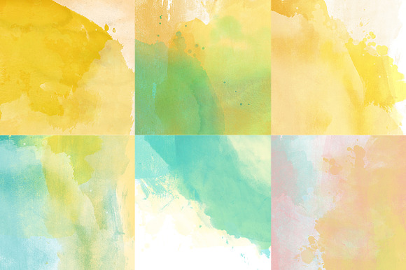 Summer Watercolor Textures in Textures - product preview 1