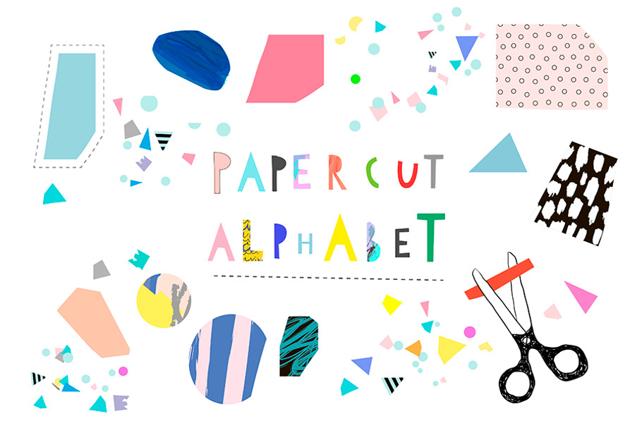 Paper CUT Alphabet in Illustrations - product preview 8