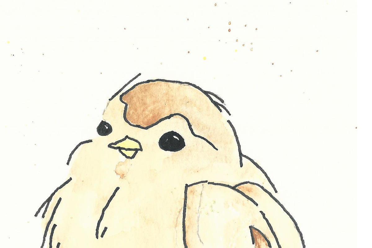 Little Birdie Watercolor in Illustrations - product preview 8
