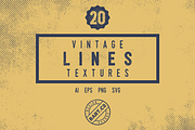20 Vintage Line Textures