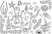 Ocean life clip art