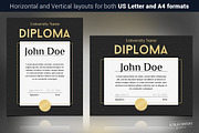 Dark Diploma Template