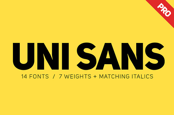 Uni Sans in Sans-Serif Fonts - product preview 4