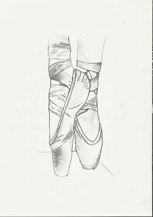 Ballet Shoes: Hand drawn in Illustrations - product preview 1