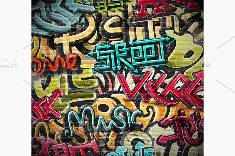 Graffiti Grunge Texture ~ Illustrations ~ Creative Market