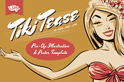 Burlesque Pin-Up and Poster Template