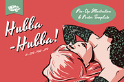 Burlesque Pin-Up and Poster Template