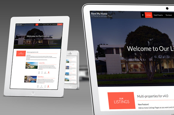 Rent My Home Vacation Rental Booking in WordPress Business Themes - product preview 3