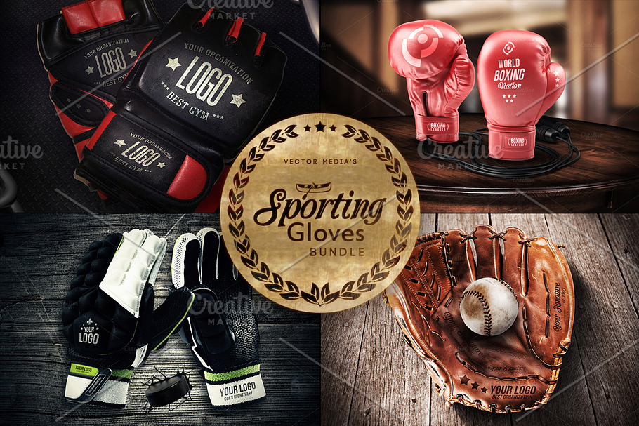 Sporting Gloves - Mockups [BUNDLE]