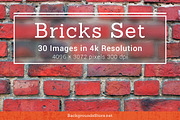 Brick Wall Textures Set