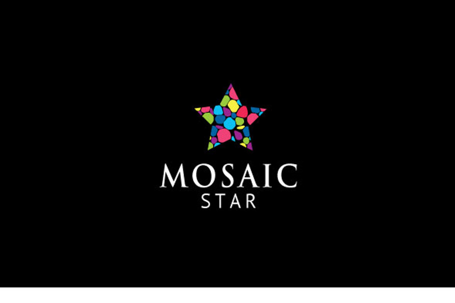 Star Mosaic in Logo Templates - product preview 8
