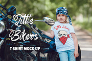 Little Bikers T-Shirt Mock-Up