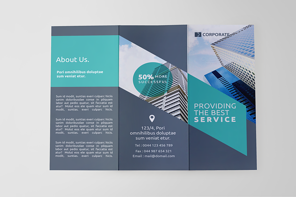 Business Tri-fold Brochure - SK in Brochure Templates - product preview 1