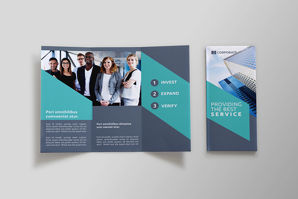 Business Tri-fold Brochure - SK in Brochure Templates - product preview 2