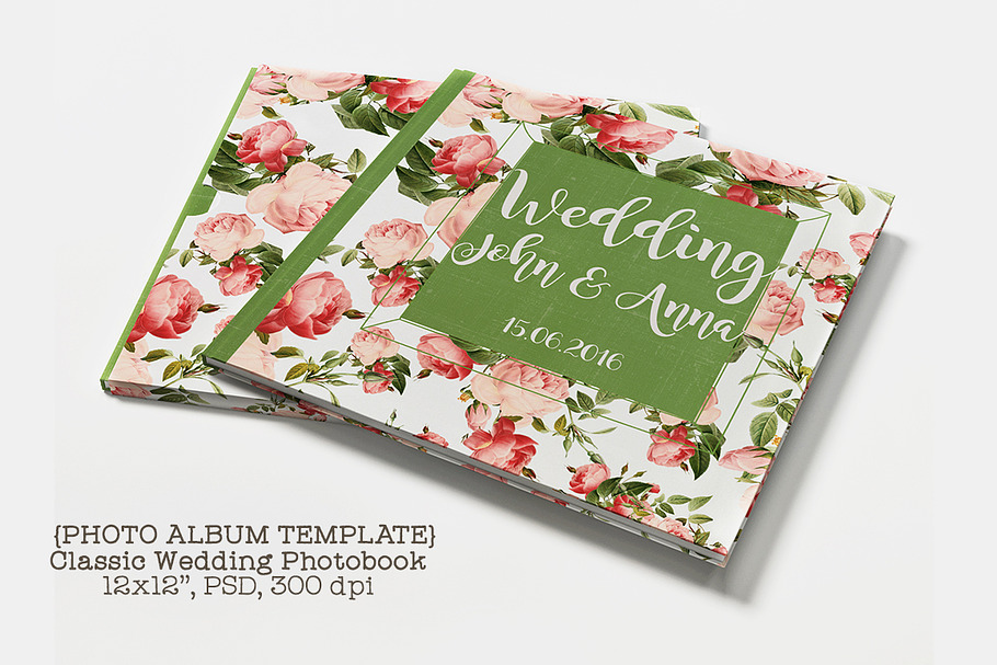 Wedding Album Photoshop Templates in Templates - product preview 8