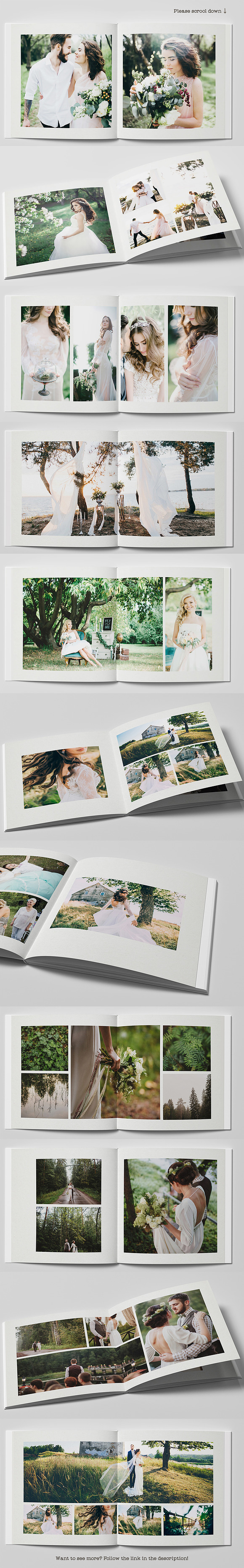 Wedding Album Photoshop Templates in Templates - product preview 1