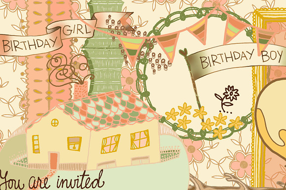 Little House on the Birthday in Illustrations - product preview 2