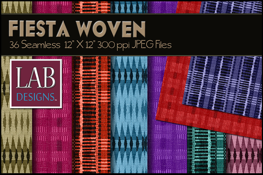 36 Bright Woven Fabric Textures