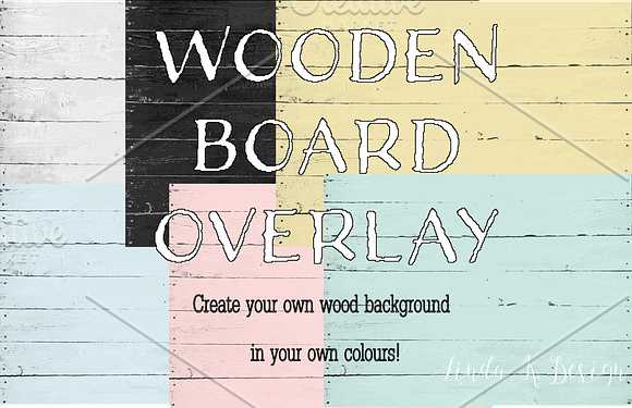 Wooden Board Overlay in Photoshop Layer Styles - product preview 1