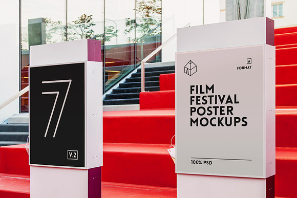 Film Festival Poster Mock-Ups 2 in Print Mockups - product preview 6