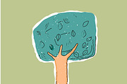 Green Tree Illustration