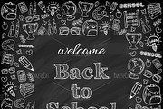Welcome back to school card